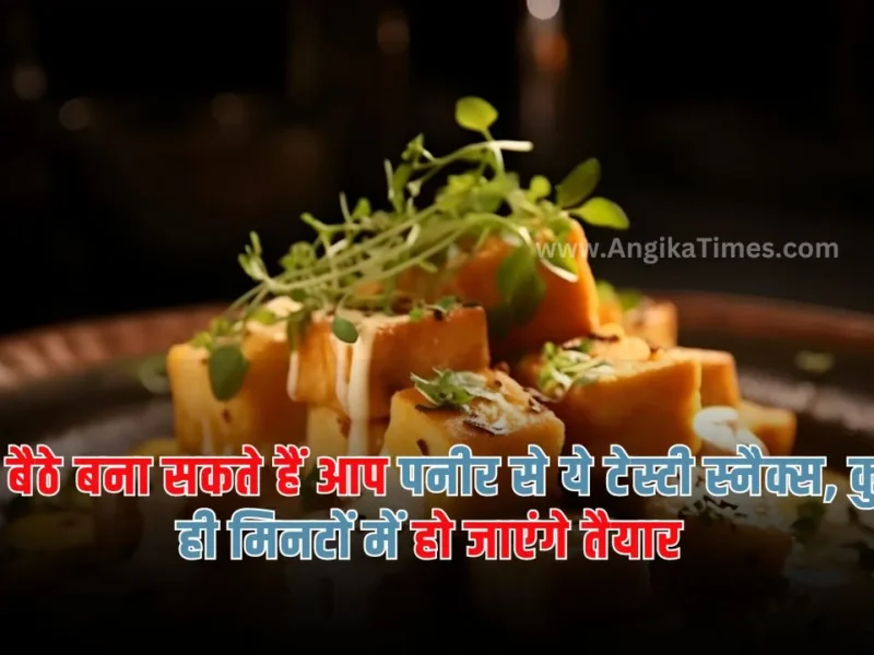 Paneer Healthy Snacks: पनीर लगभग हर किसी व्यक्ति को पसंद होता है । पनीर टेस्टी और हल्दी फूड आइटम है ।इसमें प्रोटीन की मात्रा भी अच्छी होती है ।